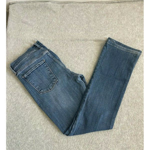 Lucky Brand Size 6/28 Regular Brooke Boots Medium Wash Denim